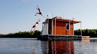 Шикарный отдых. Баня на воде