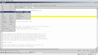 The File menu of Padre v0.84