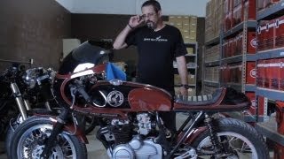 Dime City Cycles: The Four Hundred 1975 Honda CB 400 Cafe Racer