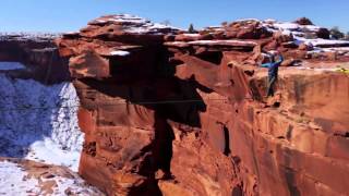 World's Most Insane Rope Swing Ever!!! Canyon Cliff Jump HD
