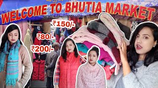SILIGURI BHUTIA MARKET WINTER WEAR HAUL|| SILIGURI SHOPPING PLACES
