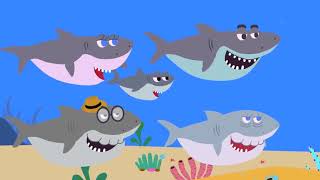 BABY SHARK на русском - АКУЛЕНОК - Songs for children развивающая детская песня мультик про животных
