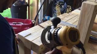 Wood bench 4x4's. Inspire by. DIRESTA