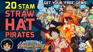 Real Walkthrough for the Straw Hats 20 Stamina Event! [One Piece Treasure Cruise]