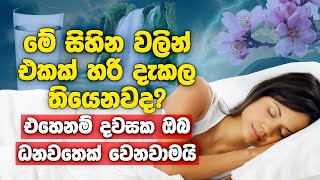 දවසක ඔබ ධනවතෙක් වෙන බව හගවන සිහින | These Dreams Will Make You Rich