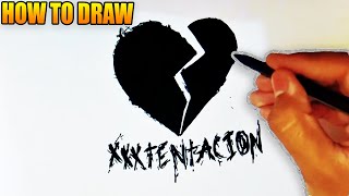 How to Draw XXXTentacion Logo easy