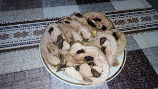 Вкусное Очень Сочное и Нежное Бедро Индейки с Сыром и Черносливом !