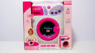 Детская игрушечная стиральная машина Toy Washing Machine Lots of Fun Review