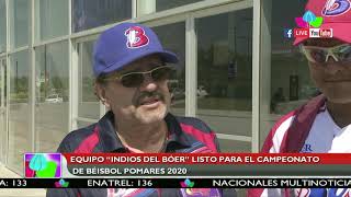 Indios del Bóer listos para el Campeonato Nacional de Béisbol Pomares 2020