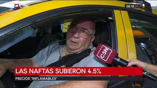 Nuevo aumento de la nafta: ya subió 13,5% desde que empezó el año