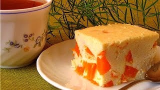 Тыквенно-творожный десерт. Тыквенный пирог