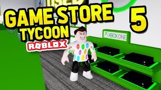SELLING GAME CONSOLES - ROBLOX GAME STORE TYCOON #5