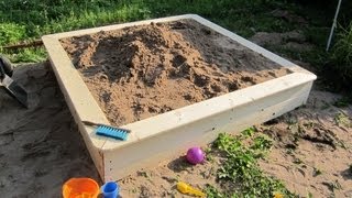 Как сделать песочницу своими руками