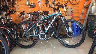 (Review) GALAXY ML200  Khung Nhôm,  Shimano 24 tốc , giảm sóc khóa hành trình . XEDAPFBIKE.VN