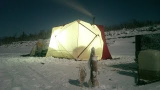 Моя новая палатка Снегирь 4Т long, обзор подводной камеры FISH FINDER PRO + рыбалка Якутия Yakutia