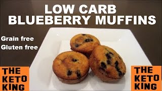 Low Carb Blueberry Muffins | Keto Blueberry Muffins | Quick & SO EASY |