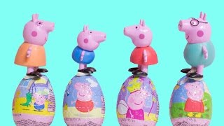 Peppa Pig Surprise Eggs Unboxing ❤ Huevos Sorpresa de Peppa Pig