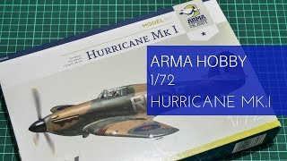 Arma Hobby 1/72 Hurricane Mk.I (70020) Review
