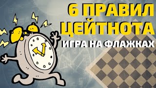 Шахматы уроки 14. ЦЕЙТНОТ в шахматах [6 ПРАВИЛ]! Игра на флажках. (Шахматы блиц)