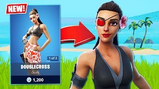 New Summer Secret Agent Doublecross Skin! (Fortnite Battle Royale)