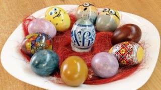 Крашенки на Пасху  / Homemade Easter Eggs Krashenki ♡ English subtitles