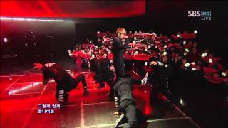양요섭 (Yoseop) of BEAST [Caffeine (카페인)] @SBS Inkigayo 인기가요 20121209