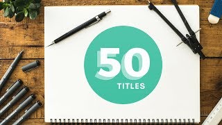 50 Titles Pack  - FCPX Templates