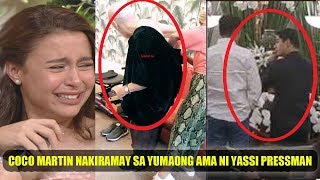 COCO MARTIN NAKIRAMAY SA PAGPANAW NG AMA SA  PARTNER NIYANG SI YASSI PRESSMAN