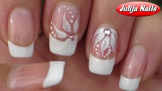 ▶ Очень Нежный и Красивый Маникюр / Свадебный Дизайн Ногтей / Френч
