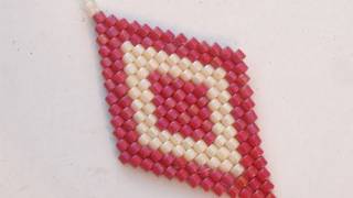 Tutorial perline tecnica Brick Stitch: come fare rombi con la tecnica Brick Stitch 1/2