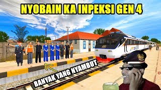 NYOBAIN DINAS KA INPEKSI GEN 4 MEMBAWA WAKIL PRESIDEN || TRAINZ SIMULATOR INDONESIA