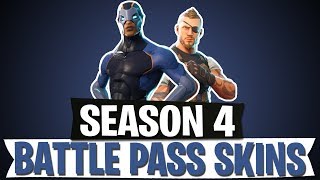 SEASON 4 ALLE SKINS NEU IM BATTLE PASS | FORTNITE BATTLE ROYALE Deutsch