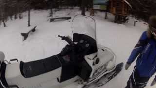 Открытие Снегоходного сезона в Тюлюке 30 11 13 (Yamaha Viking 540 IV)