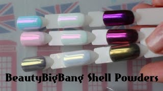 BeautyBigBang Shell Powder Review - Обзор втирок, свотчи