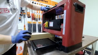 Обзор рейсмусового станка по дереву Redverg RD-WP330: как работает рейсмус для домашней мастерской