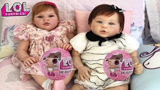 BEBÊ REBORN ABRINDO BONECA LOL SURPRESA EYE SPY LIL SISTER