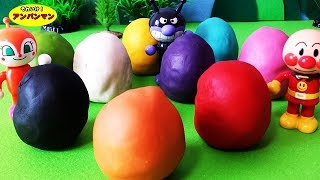 アンパンマン たまご ねんど❤アンパンマンおもちゃアニメ Anpanman Surprise　Eggs