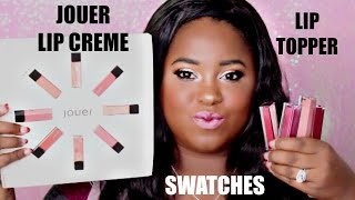 Jouer Long-Wear Lip Crème Liquid Lipstick SWATCHES