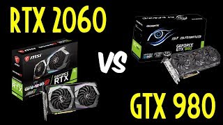 ?RTX 2060 vs GTX 980? 4K Benchmarks [GTA 5 | Far Cry 5 | Witcher 3]⚡