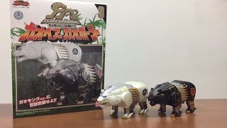 hyakujuu sentai gaoranger gaobear&gaopolar review 百獣戦隊ガオレンジャー パワーアニマルシリーズ 3 ガオベアー&ガオポーラー 合体 ガオキング
