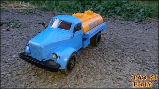 Обзор на модель ГАЗ-51"молоко" из бумаги и картона.1:25