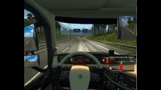 Первый опыт.ETS 2(управление мышью)