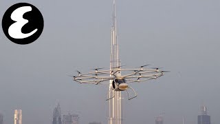 Dubai's flying taxi – the volocopter – takes first flight