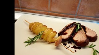 Rezept-Video "Schweinefilet in Balsamico Weißwein-Soße"