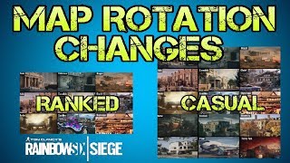 Changes to Map Rotations: Rainbow Six Siege