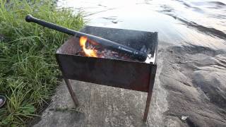 Фонарь на огне