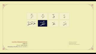 Kuran Öğreniyorum 27 - Mukattaa Harfleri (Kesik Harfler) - (Fatih Çollak)