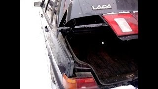 Багажник ваз 2115. Крышку багажника ваз 2115 не держат торсионы. Устранение проблемы.