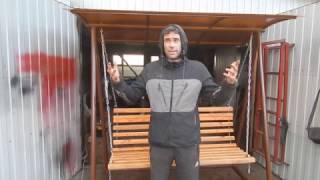 Простые садовые качели своими руками - обзор