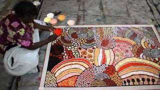 Aboriginal Art NELLIE MARKS NAKAMARRA 0746